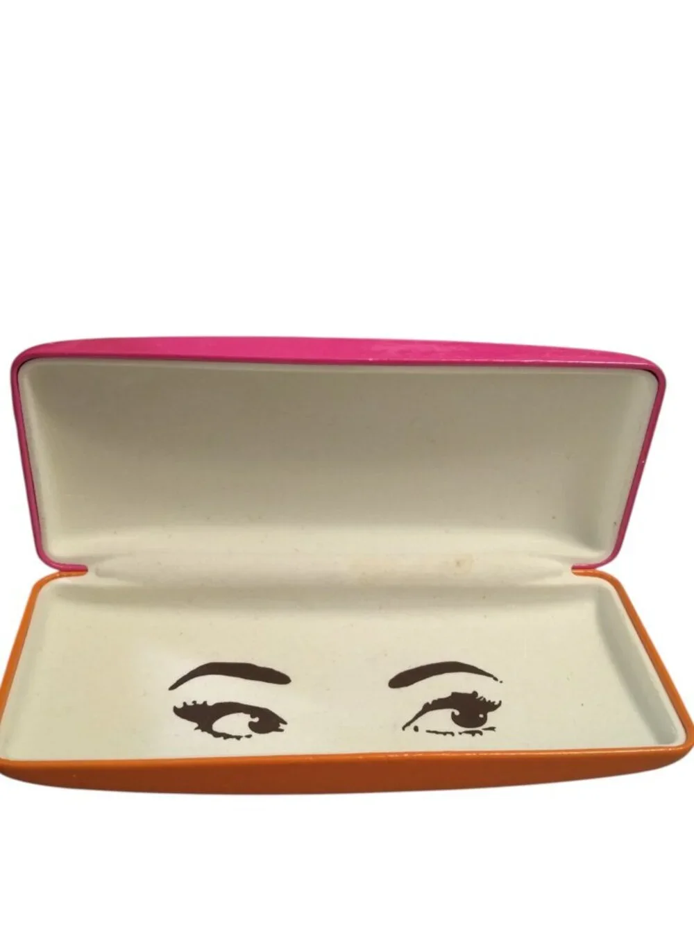 Kate Spade New York  2-Tone Hard Shell Women’s Eyeglasses Case Pink/Orange